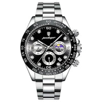 Steel Silver Black